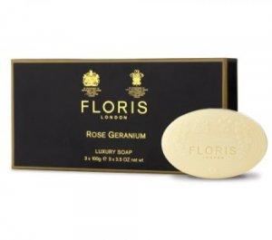 FLORIS ROSE GERANIUM LUXURY SOAP